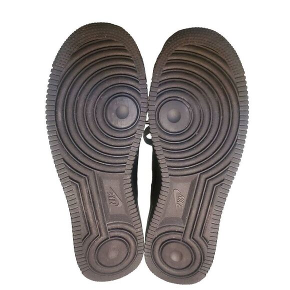 Nike Air Force 1 Low Triple Black Shoes Sneakers AF1  Men's Size 10.5 NO BOX - Picture 8 of 9